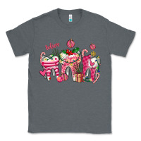 Charcoal Heather pink christmas teeth Classic Tee - AdoDesignShop