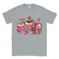 Heather Grey pink christmas teeth Classic Tee - AdoDesignShop