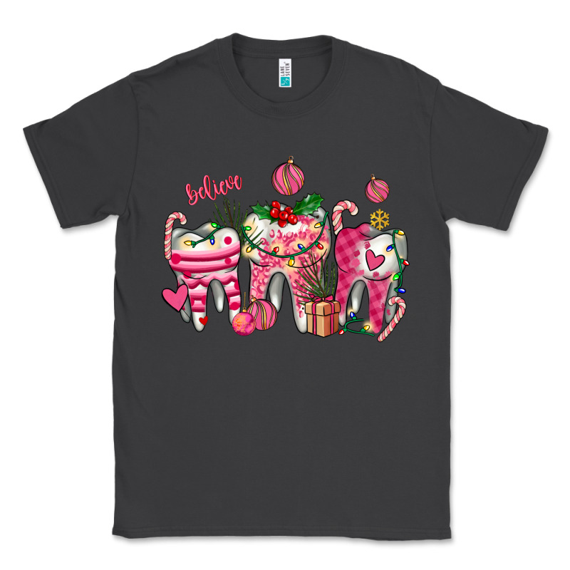 Pink Christmas Teeth Classic Tee by AdoDesignShop | Teevron