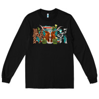 Black longhorn mom Long Sleeve Tee - AdoDesignShop