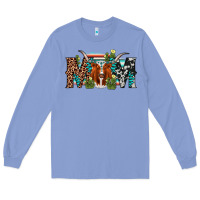 Colony Blue longhorn mom Long Sleeve Tee - AdoDesignShop