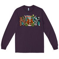 Plum longhorn mom Long Sleeve Tee - AdoDesignShop