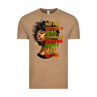 Vintage Coffee juneteenth 1885 because my ancestors weren't free in 1776 black woman Vintage Tee - HRA Design Shop