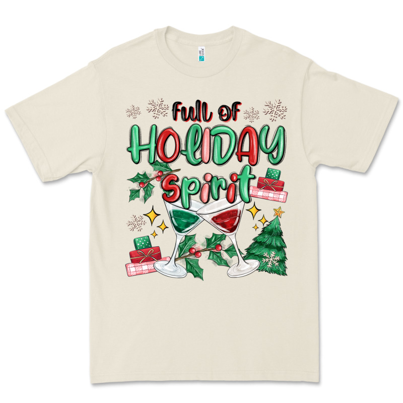 Full Of Holiday Premium Tee by MaliasSmallBusiness | Teevron