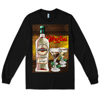Black martini Long Sleeve Tee - AdoDesignShop