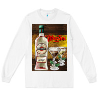 White martini Long Sleeve Tee - AdoDesignShop