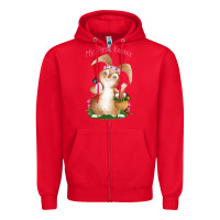 Red Babies First Easter Girls Zipper Hoodie - Jasminsmagicworld