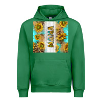 Emerald western mother's day mama with turquoise and sunflowers and leopard tu Urban Hoodie - TumblerDesignByShophia