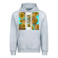 Heather Grey western mother's day mama with turquoise and sunflowers and leopard tu Urban Hoodie - TumblerDesignByShophia