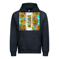 Navy western mother's day mama with turquoise and sunflowers and leopard tu Urban Hoodie - TumblerDesignByShophia