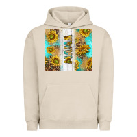 Pigment French Oak western mother's day mama with turquoise and sunflowers and leopard tu Urban Hoodie - TumblerDesignByShophia