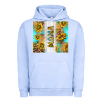 Pigment Grape Ice western mother's day mama with turquoise and sunflowers and leopard tu Urban Hoodie - TumblerDesignByShophia