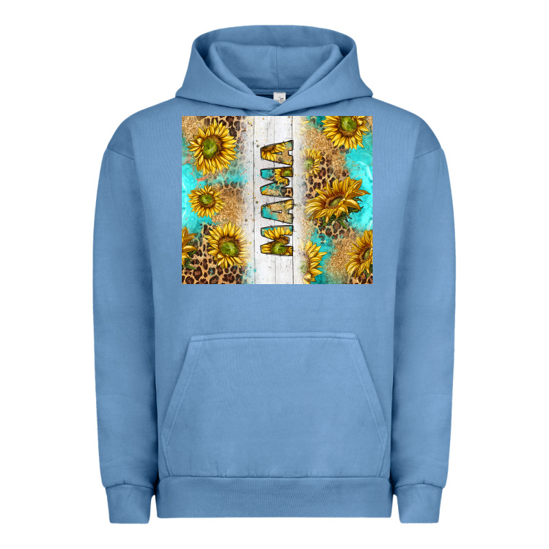 Western Mother's Day Mama With Turquoise And Sunflowers And Leopard Tu Urban Hoodie by TumblerDesignByShophia | Teevron