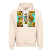 Sandshell western mother's day mama with turquoise and sunflowers and leopard tu Urban Hoodie - TumblerDesignByShophia