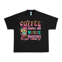 Black coffee gives me nurse power Urban Heavy Tee - AdoDesignShop