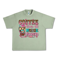Oil Green coffee gives me nurse power Urban Heavy Tee - AdoDesignShop
