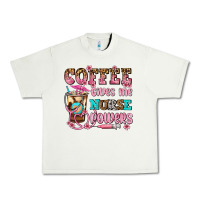 Pistachio coffee gives me nurse power Urban Heavy Tee - AdoDesignShop