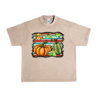 French Oak fall pumpkin  background Urban Heavy Tee - BarkalooDesign
