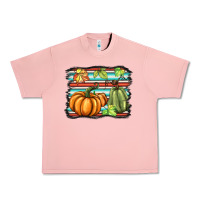 Salmon fall pumpkin  background Urban Heavy Tee - BarkalooDesign