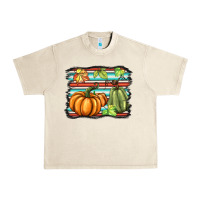 Sandshell fall pumpkin  background Urban Heavy Tee - BarkalooDesign