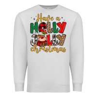 Dove Grey have a holly jolly christmas Premium Sweatshirt - MaliasSmallBusiness