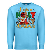 Ocean Blue have a holly jolly christmas Premium Sweatshirt - MaliasSmallBusiness