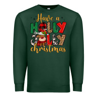 Sports Green have a holly jolly christmas Premium Sweatshirt - MaliasSmallBusiness