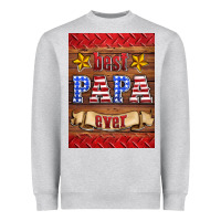 Heather Grey best papa ever air freshener Heavyweight Sweatshirt - HRA Design Shop
