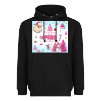 Black dreaming of a pink christmas Heavyweight Hoodie - MaliasSmallBusiness