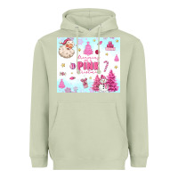 Matcha dreaming of a pink christmas Heavyweight Hoodie - MaliasSmallBusiness