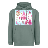 Sage dreaming of a pink christmas Heavyweight Hoodie - MaliasSmallBusiness