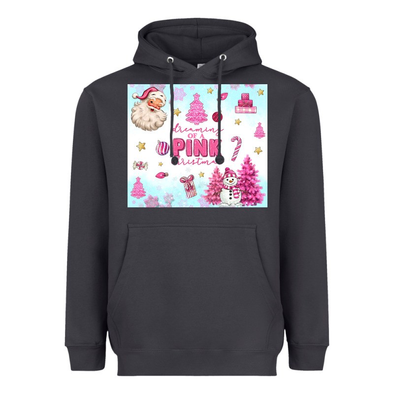 Dreaming Of A Pink Christmas Heavyweight Hoodie by MaliasSmallBusiness | Teevron