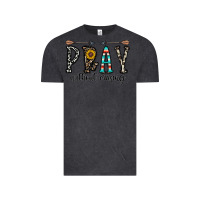 Vintage Black pray whithout crasing Vintage Tee - CowhideDigitalArt
