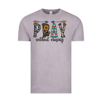 Vintage Zinc pray whithout crasing Vintage Tee - CowhideDigitalArt