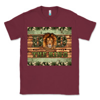 Burgundy dad the king Classic Tee - Artiststas
