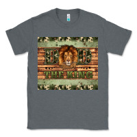 Charcoal Heather dad the king Classic Tee - Artiststas