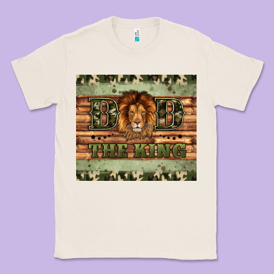 Dad The King Classic Tee Designed By Artiststas