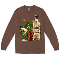 Chestnut cocrtail martini and gift and snow Long Sleeve Tee - AdoDesignShop