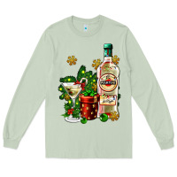 Matcha cocrtail martini and gift and snow Long Sleeve Tee - AdoDesignShop