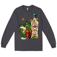 Smoke cocrtail martini and gift and snow Long Sleeve Tee - AdoDesignShop