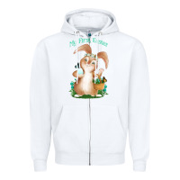 White Babies First Easter Boys Zipper Hoodie - Jasminsmagicworld