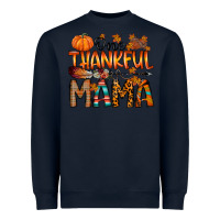 Navy one thankful mama Heavyweight Sweatshirt - RacoonDesign