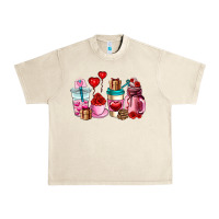 Sandshell valentines day roses coffee cups Urban Heavy Tee - AdoDesignShop