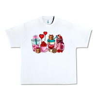 White valentines day roses coffee cups Urban Heavy Tee - AdoDesignShop