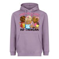 Lavender christmas calories no cuentan Heavyweight Hoodie - MaliasSmallBusiness