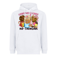 White christmas calories no cuentan Heavyweight Hoodie - MaliasSmallBusiness