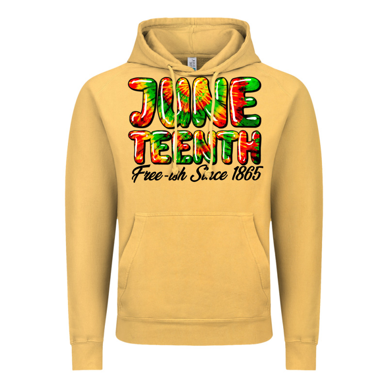 Juneteenth Free Ish Since 1865 Vintage Hoodie by HRA Design Shop | Teevron