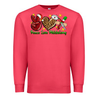 Cardinal Peace love Phlebotomy Christmas Premium Sweatshirt - NancyCooperArtShop