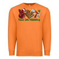 Carrot Peace love Phlebotomy Christmas Premium Sweatshirt - NancyCooperArtShop
