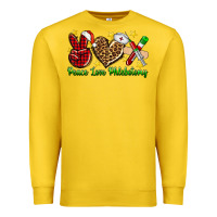 Lemon Peace love Phlebotomy Christmas Premium Sweatshirt - NancyCooperArtShop